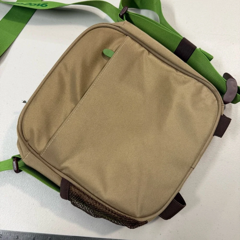 Rio‎ 2016 Olympic Games 361 Degrees Tan Green Crossbody Messenger Bag Travel